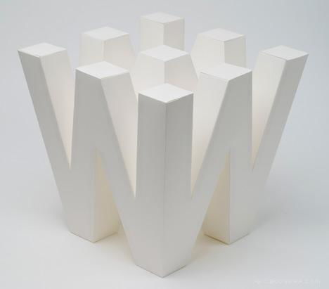 维度跃迁 巴塞罗那Lo Siento工作室的4D字母立体雕塑排版艺术